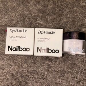 Nailboo Dip Powder Set - new Floral Intentions, Golden Hour, Scarlett Breeze